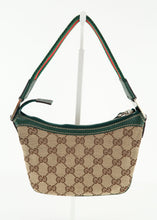Load image into Gallery viewer, Gucci Monogram Mini Hobo Green
