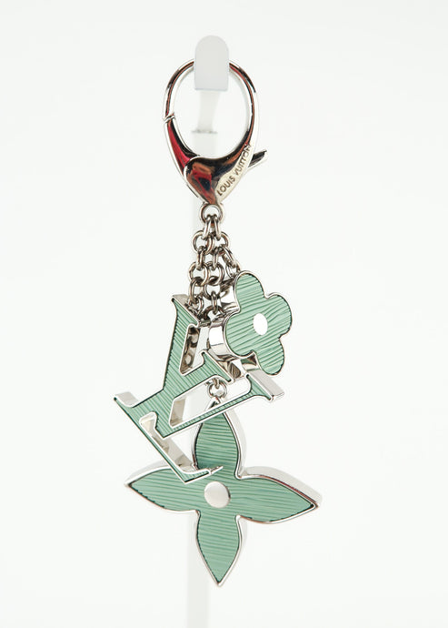Louis Vuitton Epi Silver Bag Charm Mint