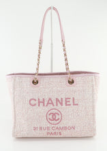 Load image into Gallery viewer, Chanel Small Deauville with Glitter Details Pink