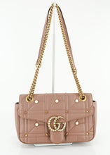 Load image into Gallery viewer, Gucci Small Marmont Flap Beige Pearl