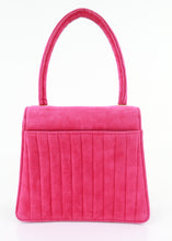 Load image into Gallery viewer, Chanel Pink Suede Mademoiselle Top Handle Bag