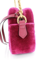 Load image into Gallery viewer, Gucci Marmont Small Velvet Magenta