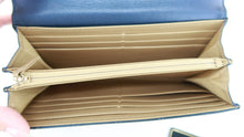 Load image into Gallery viewer, Chanel Lambskin Pearl Wallet on Chain Navy