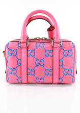 Load image into Gallery viewer, Gucci Mini Boston Perforated Pink Blue