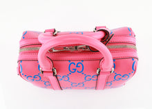 Load image into Gallery viewer, Gucci Mini Boston Perforated Pink Blue