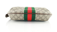 Load image into Gallery viewer, Gucci Supreme Canvas Half Moon Hobo Bag
