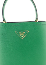 Load image into Gallery viewer, Prada Saffiano Small Panier Bucket Green