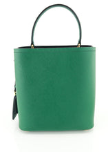 Load image into Gallery viewer, Prada Saffiano Small Panier Bucket Green