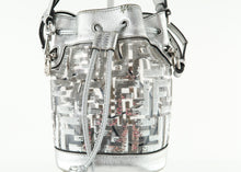 Load image into Gallery viewer, Fendi Mini Silver Sequin Zucca Bucket Bag