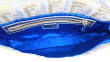 Load image into Gallery viewer, Fendi Metallic Zucca Baguette Gold Silver