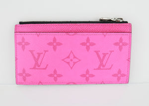 Louis Vuitton Taigarama Coin Card Pink