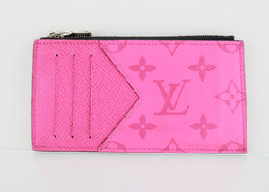 Louis Vuitton Taigarama Coin Card Pink