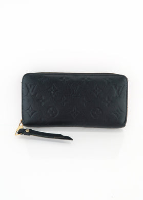 Louis Vuitton Empreinte Zippy Wallet Black