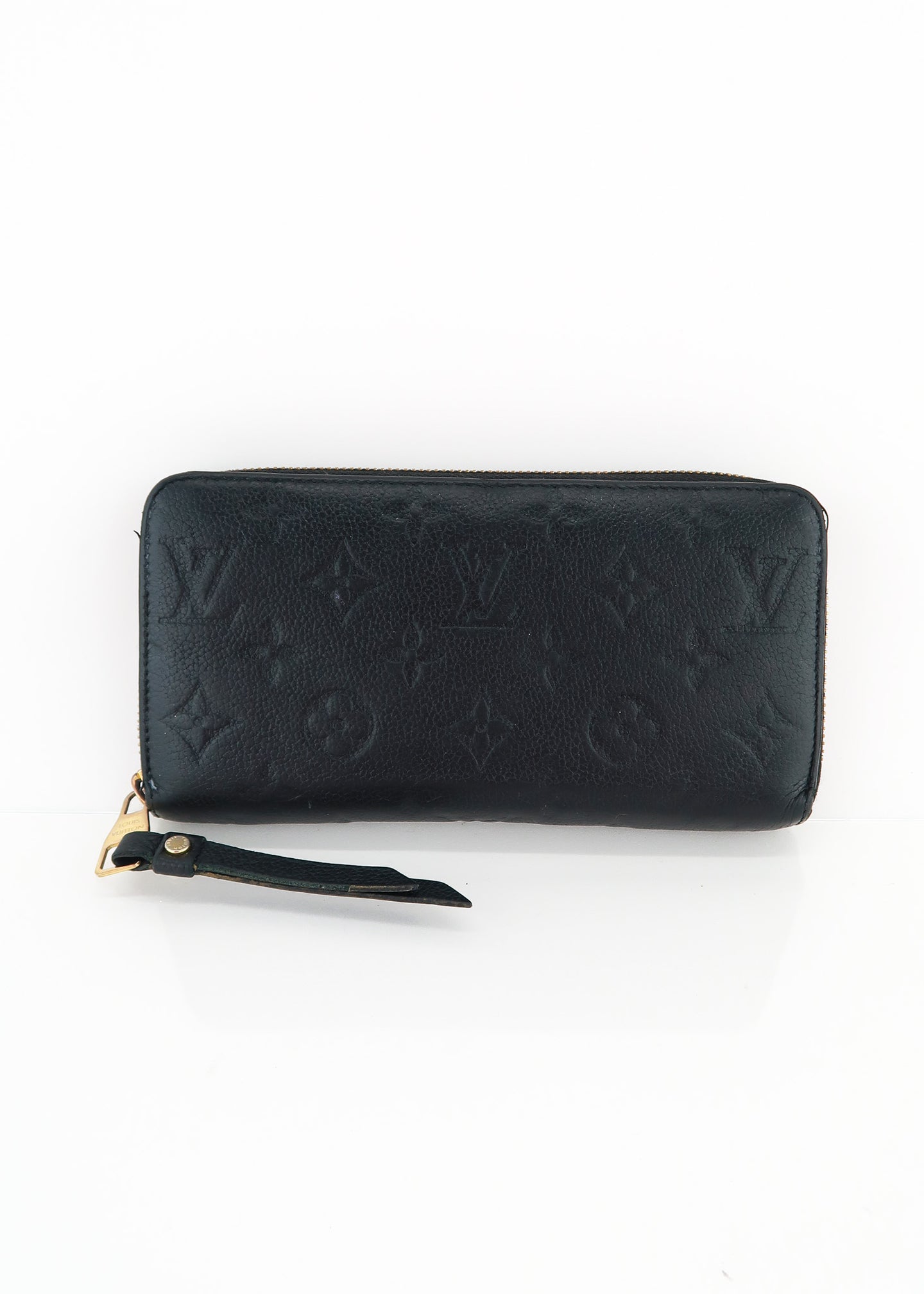 Louis Vuitton Empreinte Zippy Wallet Black