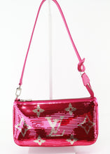 Load image into Gallery viewer, Louis Vuitton Night Sequin Pochette Accessories Pink