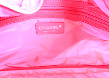 Load image into Gallery viewer, Chanel Jumbo Quilted Nylon Flap Pink