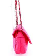 Load image into Gallery viewer, Chanel Jumbo Quilted Nylon Flap Pink