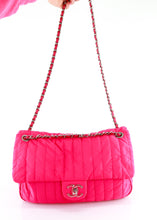 Load image into Gallery viewer, Chanel Jumbo Quilted Nylon Flap Pink