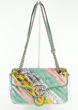 Load image into Gallery viewer, Gucci Marmont Pastel Sequin Small Flap