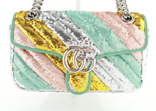 Load image into Gallery viewer, Gucci Marmont Pastel Sequin Small Flap