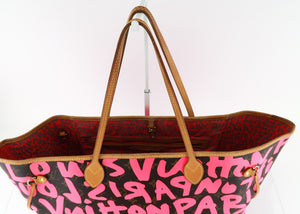 Louis Vuitton Monogram Stephen Sprouse Neverfull GM Pink