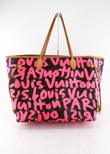 Louis Vuitton Monogram Stephen Sprouse Neverfull GM Pink