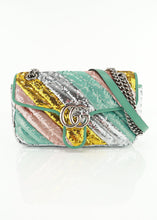 Load image into Gallery viewer, Gucci Marmont Pastel Sequin Small Flap