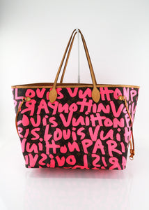 Louis Vuitton Monogram Stephen Sprouse Neverfull GM Pink