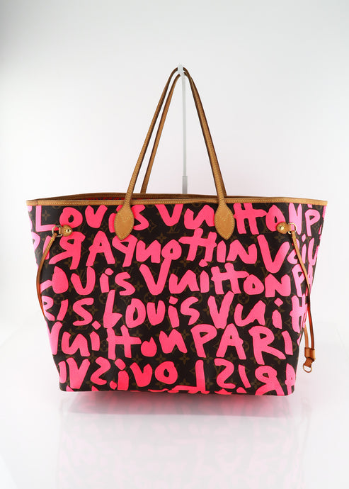 Louis Vuitton Monogram Stephen Sprouse Neverfull GM Pink