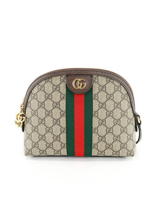Gucci Web Coated Canvas Ophidia Dome Crossbody