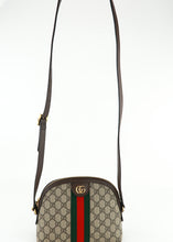 Load image into Gallery viewer, Gucci Web Coated Canvas Ophidia Dome Crossbody