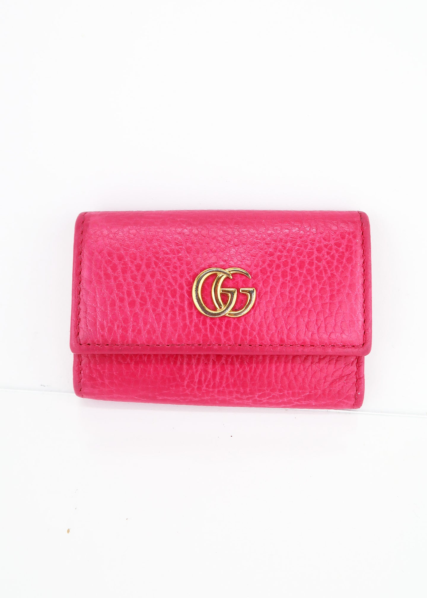Gucci Calfskin 6 Key Holder Pink – DAC