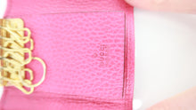 Load image into Gallery viewer, Gucci Calfskin 6 Key Holder Pink