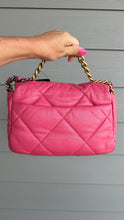 Load image into Gallery viewer, Chanel 19 Lambskin Quilted Medium Flap Pink