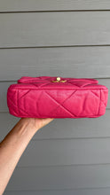 Load image into Gallery viewer, Chanel 19 Lambskin Quilted Medium Flap Pink