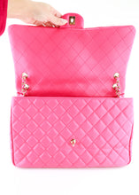Load image into Gallery viewer, Chanel Caviar Quilted XXL Travel Flap Bag Dark Pink