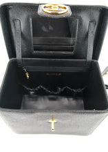 Load image into Gallery viewer, Chanel Caviar Vintage Vanity Case Black
