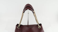 Load image into Gallery viewer, Gucci Calfskin Soho Tote Burgundy