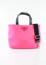 Load image into Gallery viewer, Prada Padded Tessuto Small Tote Pink