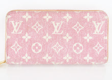 Load image into Gallery viewer, Louis Vuitton Monogram Denim Zippy Pink