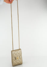 Load image into Gallery viewer, Chanel Caviar Phone Crossbody Gold
