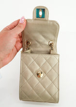 Load image into Gallery viewer, Chanel Caviar Phone Crossbody Gold