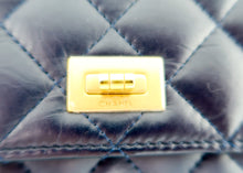 Load image into Gallery viewer, Chanel 2.55 Reissue Calfskin Wallet on a Chain Navy