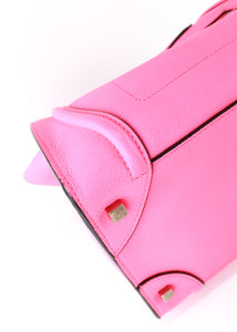 Celine Mini Luggage Fluo Pink