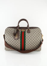Load image into Gallery viewer, Gucci Supreme Canvas Savoy Medium Duffle