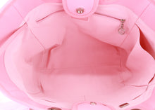 Load image into Gallery viewer, Chanel Canvas Calfskin Striped Large Deauville Tote Pink Blue