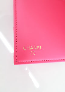 Chanel Caviar Trifold Wallet Pink