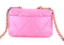 Load image into Gallery viewer, Chanel 19 Quilted Goatskin Medium Pink