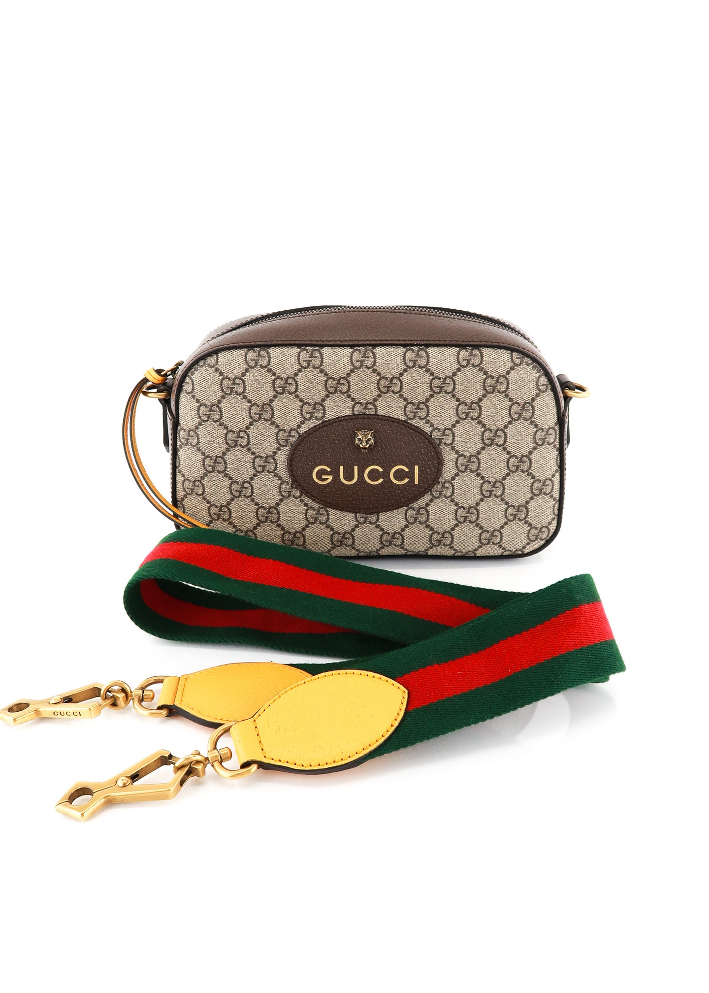 Gucci Supreme Monogram Web Neo Vintage Shoulder Bag