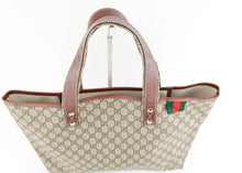 Load image into Gallery viewer, Gucci Supreme Canvas Vintage Sherry Tote